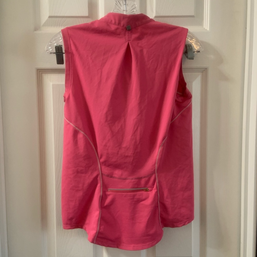 Nike Fit Dry Pink 1/2 Zip Sleeveless Tank size M - Picture 7 of 8
